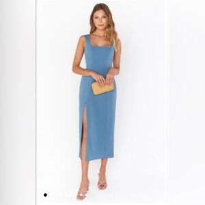Show Me Your Mumu: Eden midi French blue